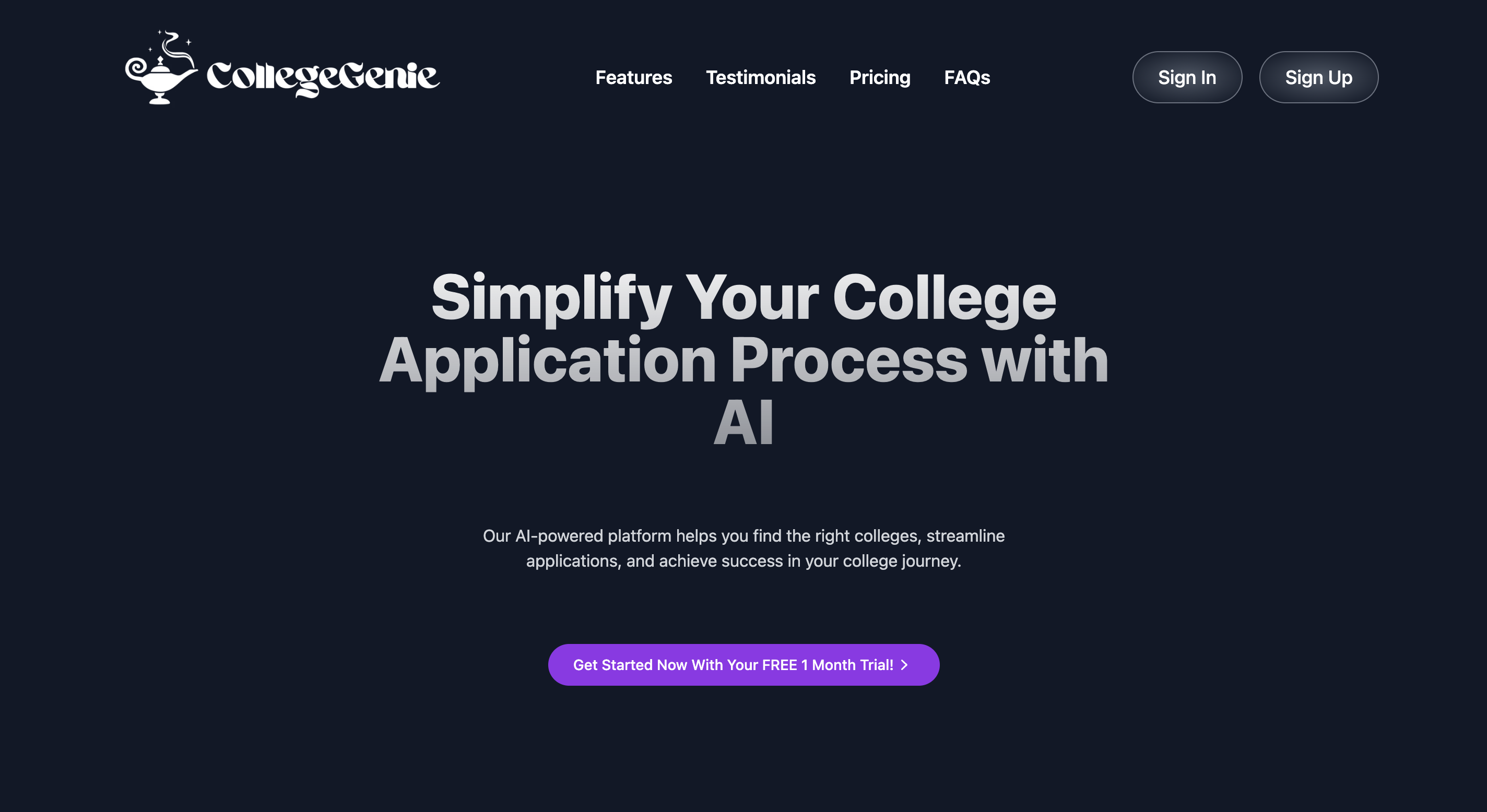 CollegeGenie Preview Image