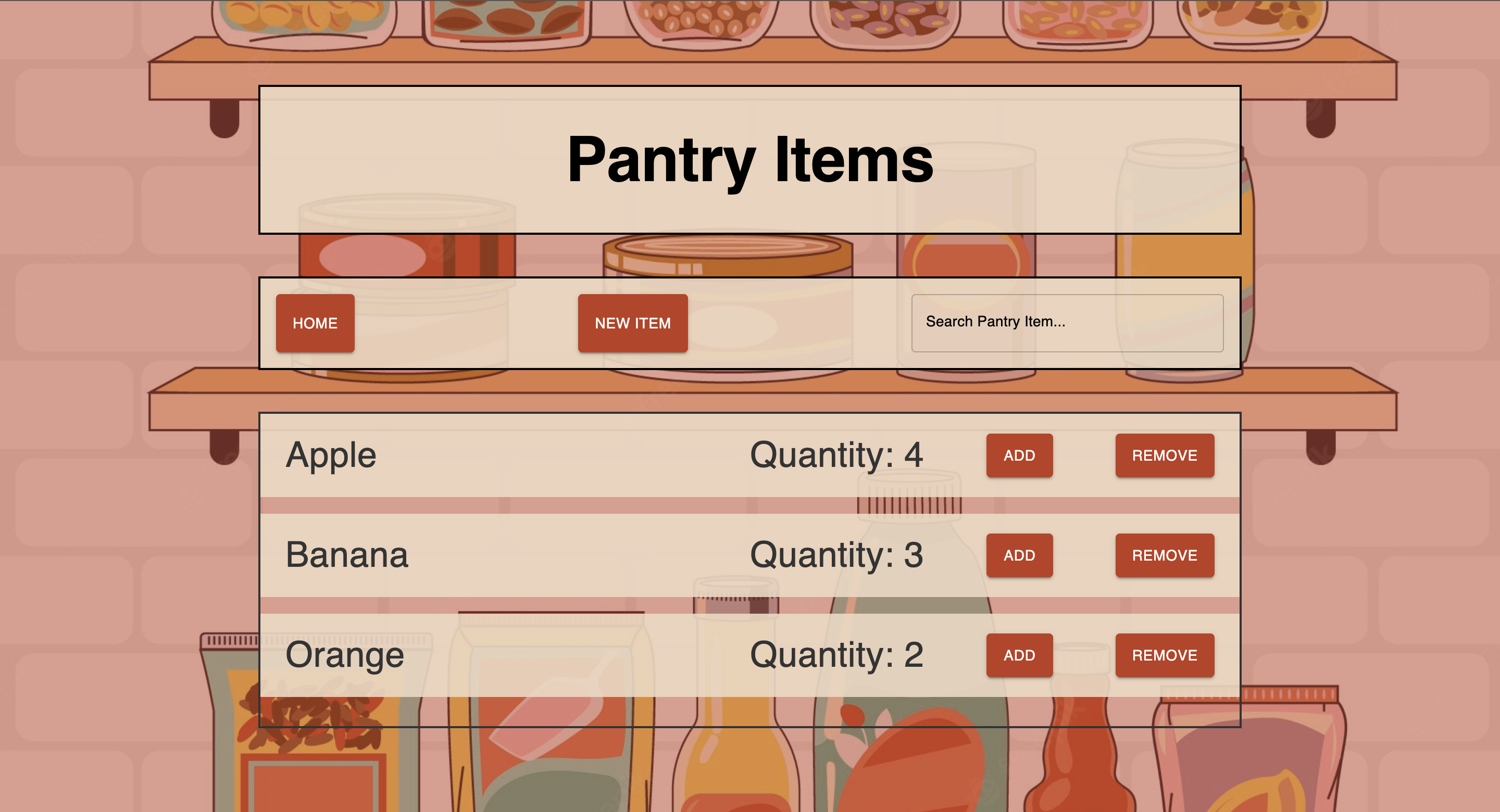 My Pantry Tracked Preview Image